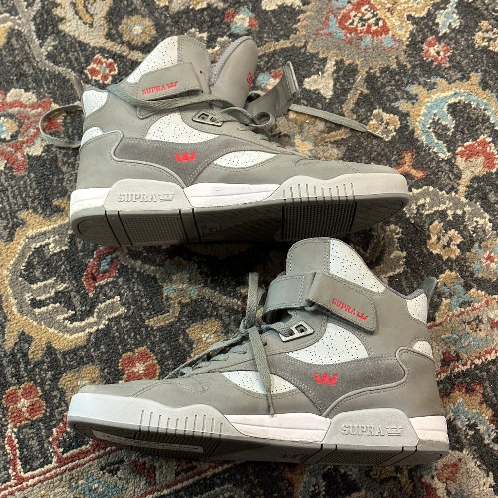 Supra Bleeker Grey Used 7/10 Condition - 08093 020 M